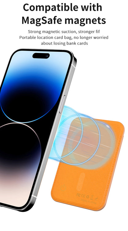 MagSafe Cardholder with INBUILT Apple Find My – Secure Card Storage & Tracking