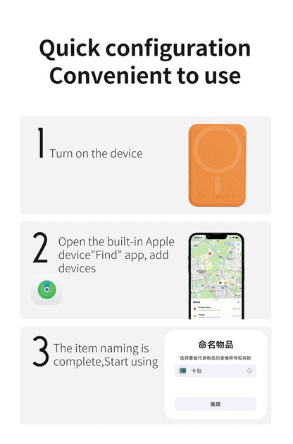 MagSafe Cardholder with INBUILT Apple Find My – Secure Card Storage & Tracking