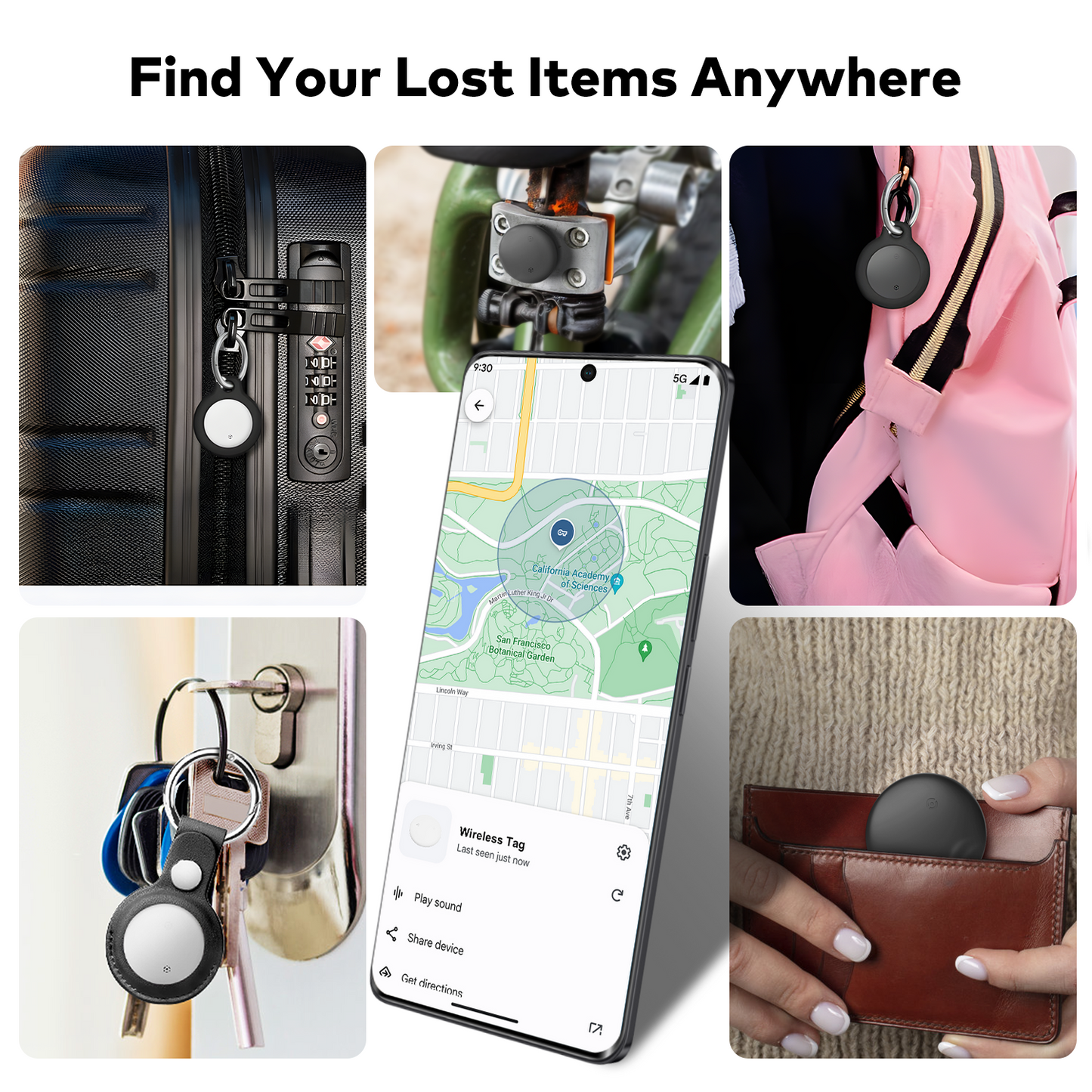 Android item finder tag (Google certified)