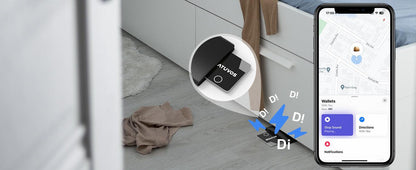 Wallet tracker Card (apple MFI certified) (ios only)