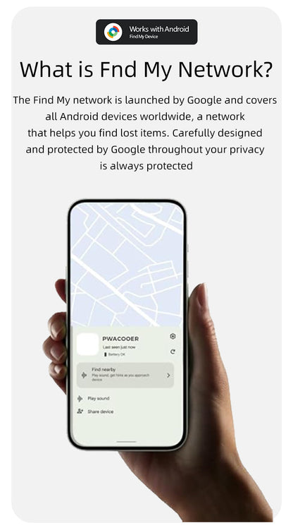 Android item finder tag (Google certified)