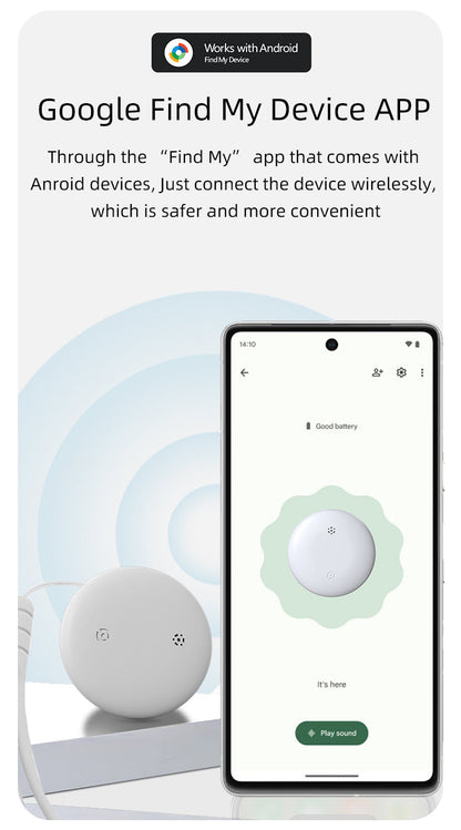 Android item finder tag (Google certified)