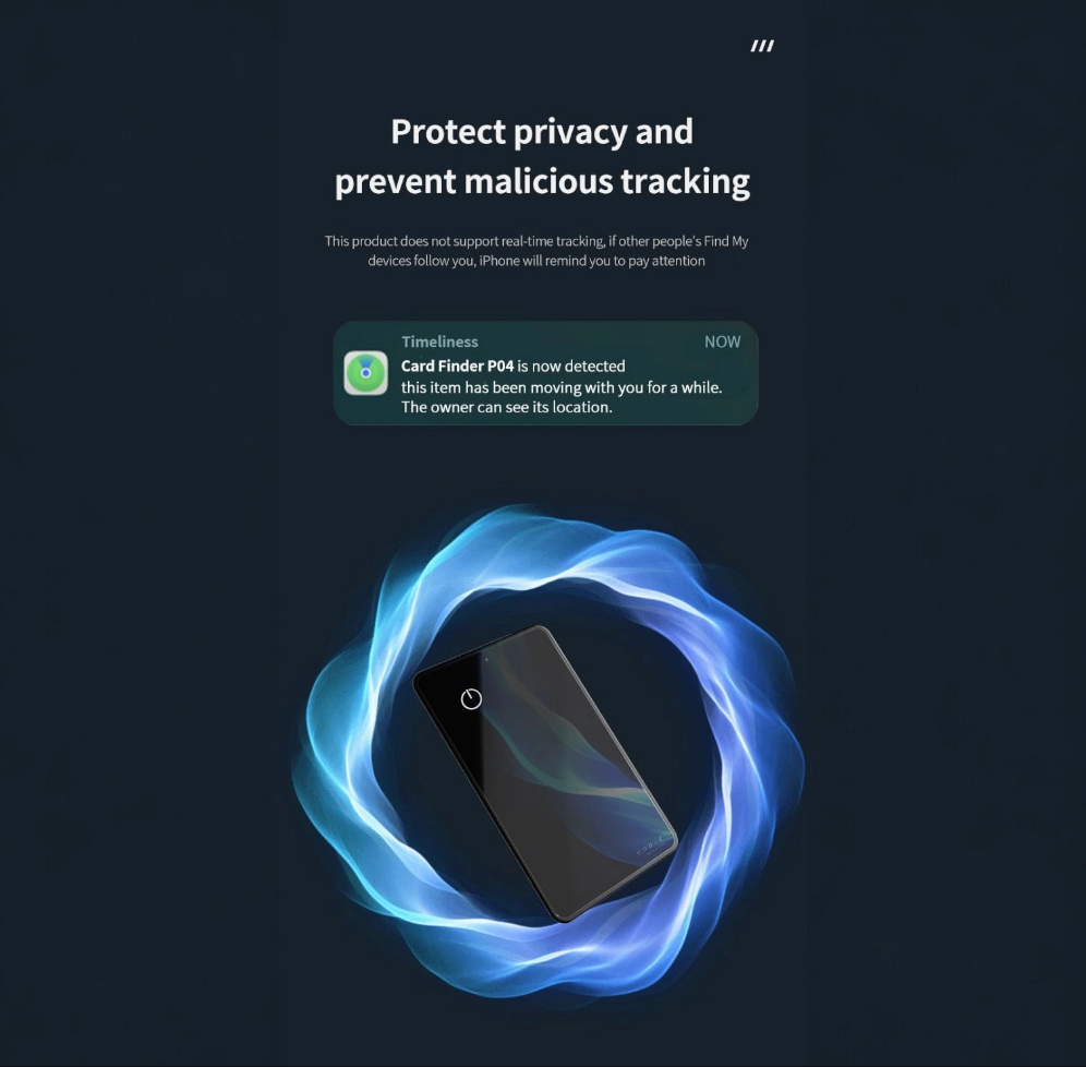 Slim AirCard item finder (apple MFI certified) (iOS only)