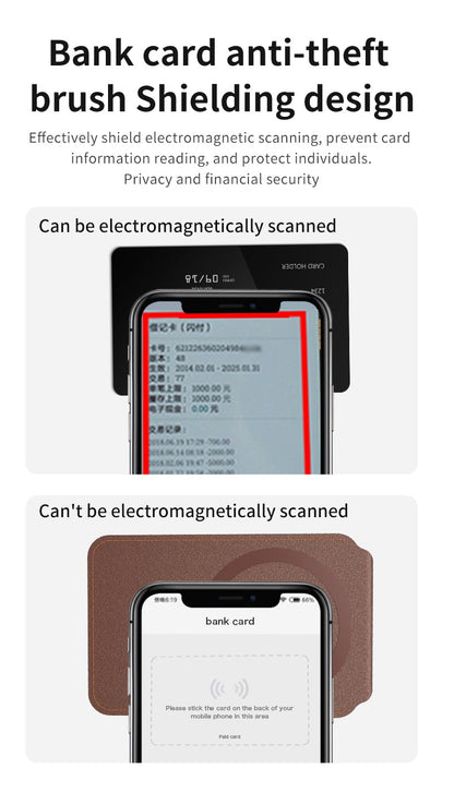 Magsafe flip Wallet with INBUILT Apple Find My – Secure Card Storage & Tracking