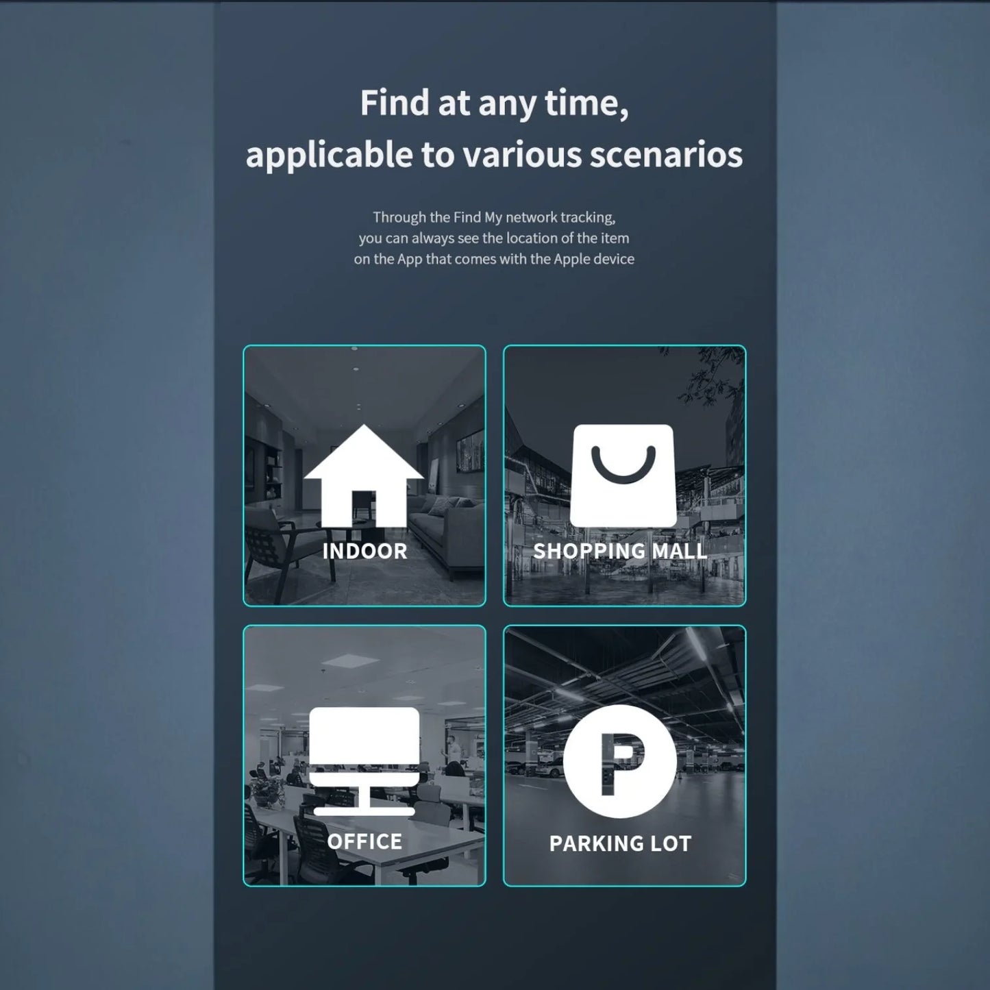 Slim AirCard item finder (apple MFI certified) (iOS only)